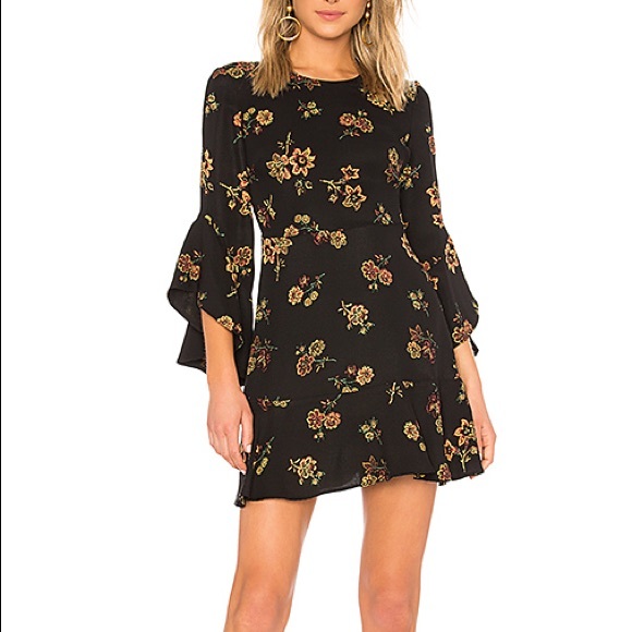 ✨ SOLD ✨NWT ALC floral little black dress Cassidy - Picture 3 of 8